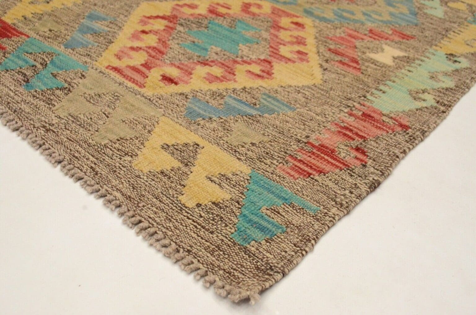 Orientteppich Afghan 97 x 66 cm Wolle handgewebt