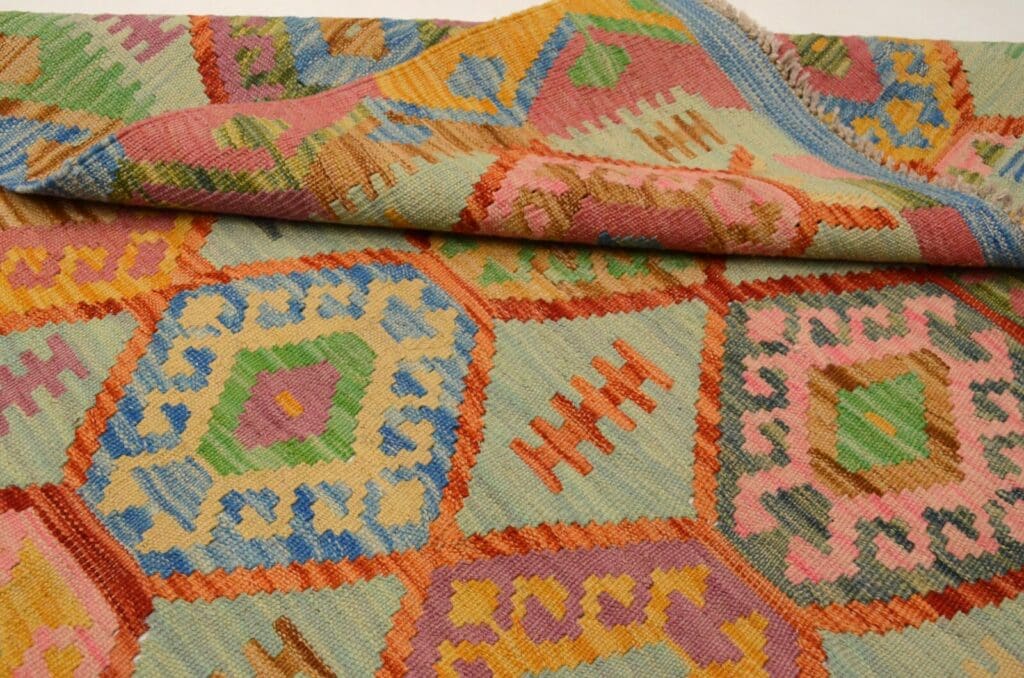 Orientteppich Afghan 152 x 107 cm Wolle handgewebt