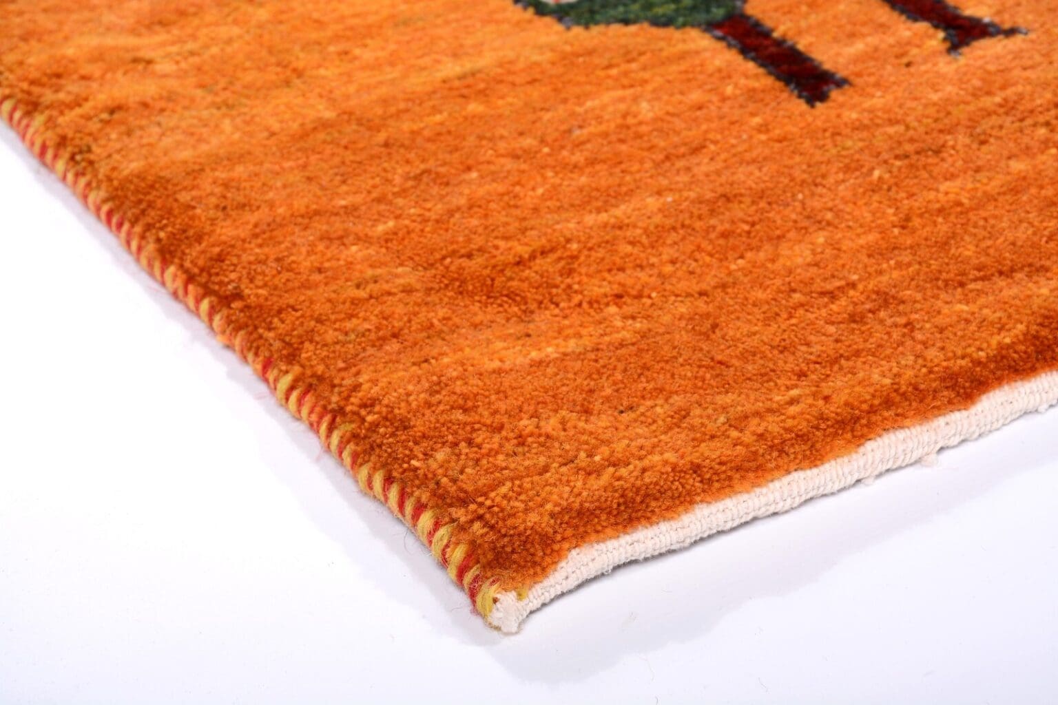 Perserteppich Gabbeh Loribaft 196x152 cm Schurwolle handgeknüpft