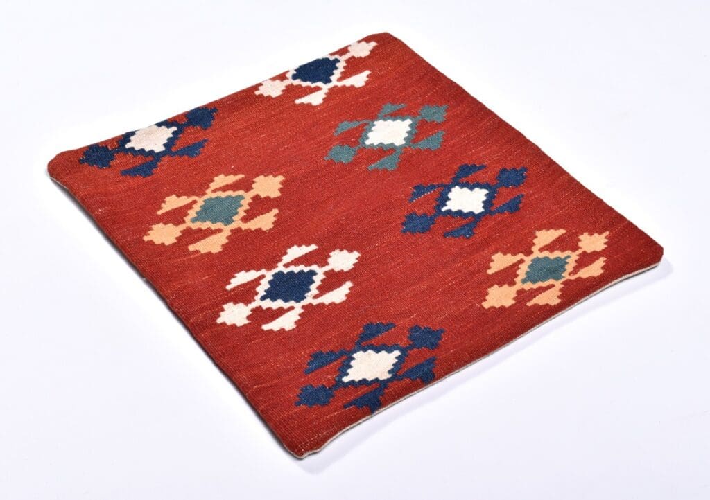 kelim-kissen-50x50-cm-ghashghai-persien-handgewebt-unikat-2 Perserteppich Ghashghai 50 x 50 cm Wolle handgewebt