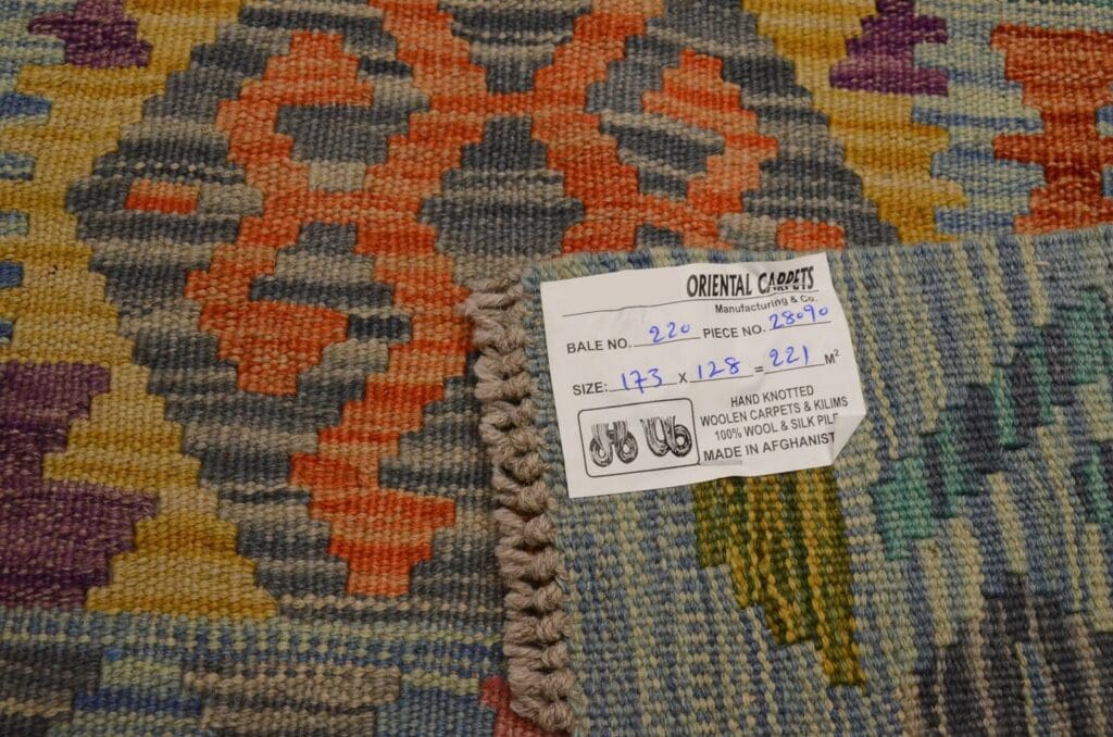 Orientteppich Afghanistan 173 x 128 cm Wolle handgewebt