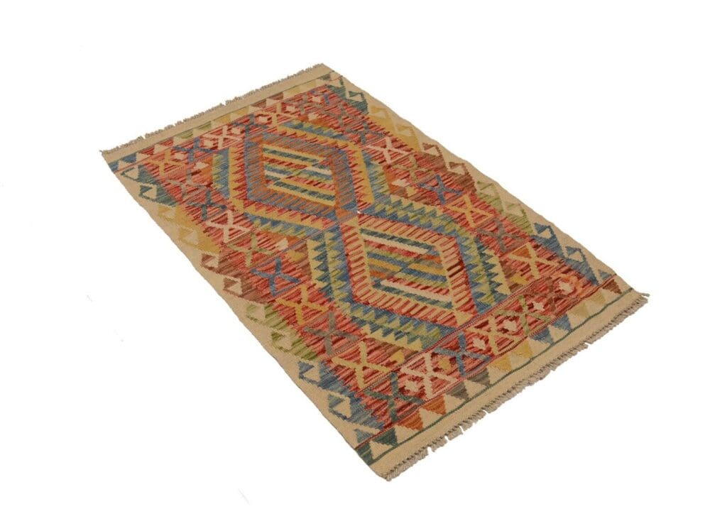 Orientteppich Afghanistan 120 x 77 cm Wolle handgewebt
