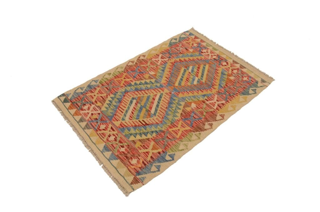 Orientteppich Afghanistan 120 x 77 cm Wolle handgewebt