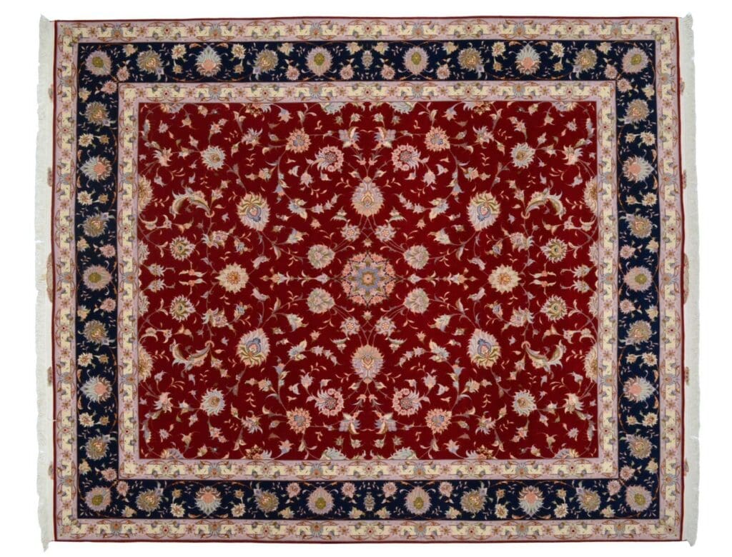 Perserteppich Tabriz 307x255 cm Schurwolle handgeknüpft