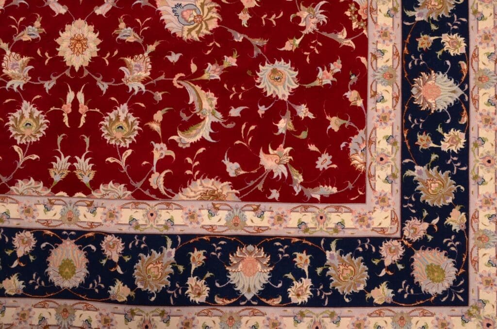 Perserteppich Tabriz 307x255 cm Schurwolle handgeknüpft