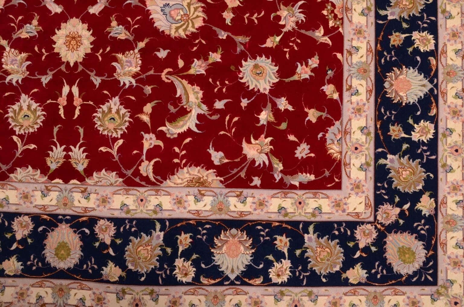 Perserteppich Tabriz 307x255 cm Schurwolle handgeknüpft