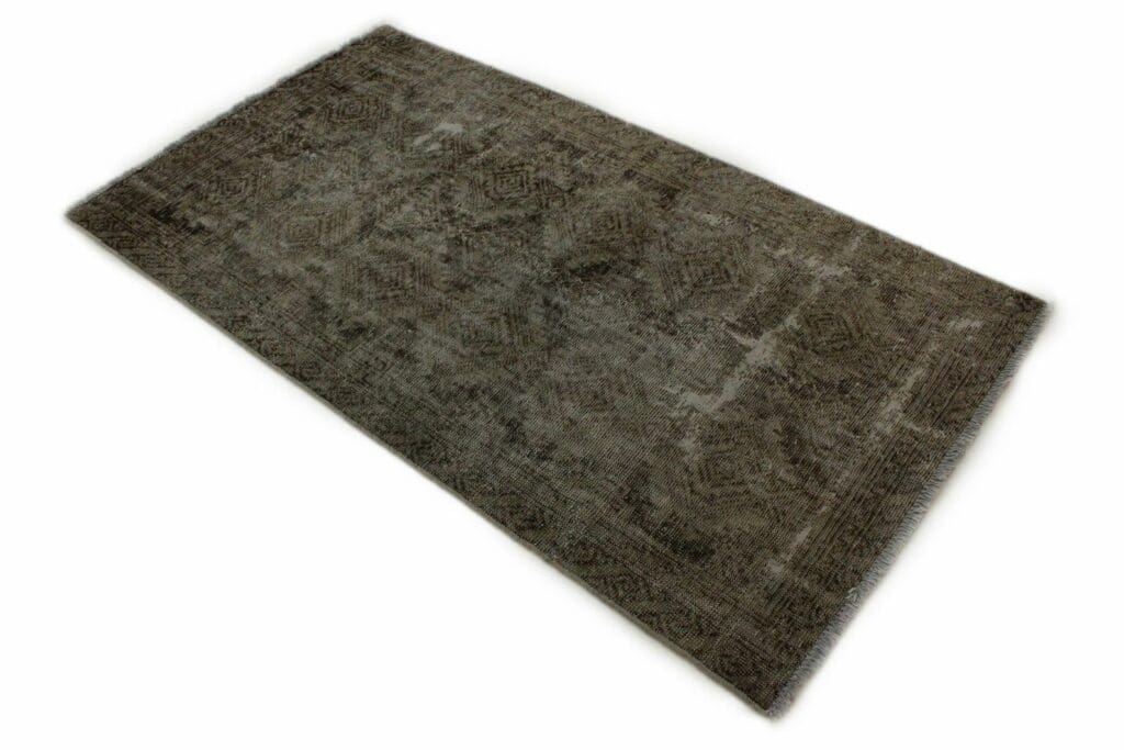 Orientteppich 198 x 110 cm Wolle handgeknüpft