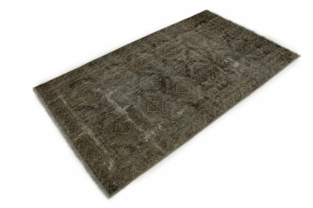 Orientteppich 198 x 110 cm Wolle handgeknüpft