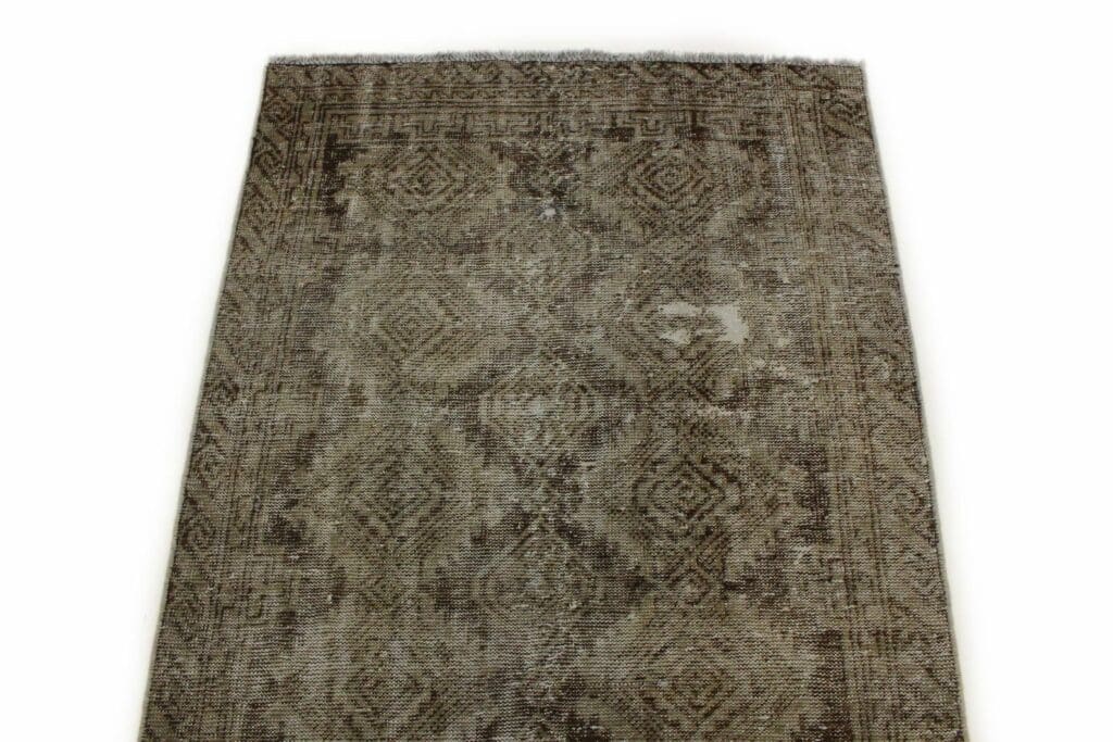 Orientteppich 198 x 110 cm Wolle handgeknüpft
