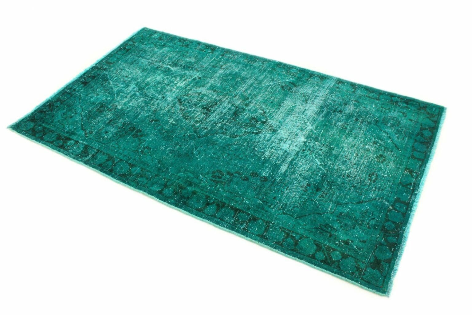 Orientteppich 204 x 129 cm Wolle handgeknüpft