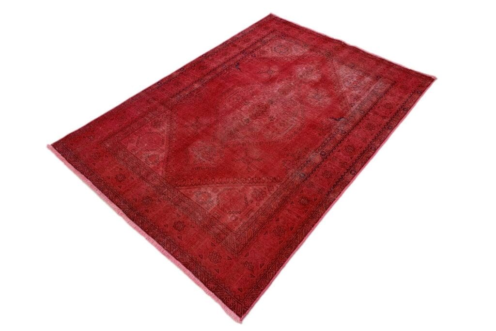 Orientteppich 189 x 139 cm Wolle handgeknüpft