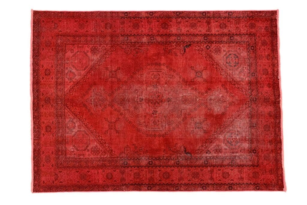 Orientteppich 189 x 139 cm Wolle handgeknüpft