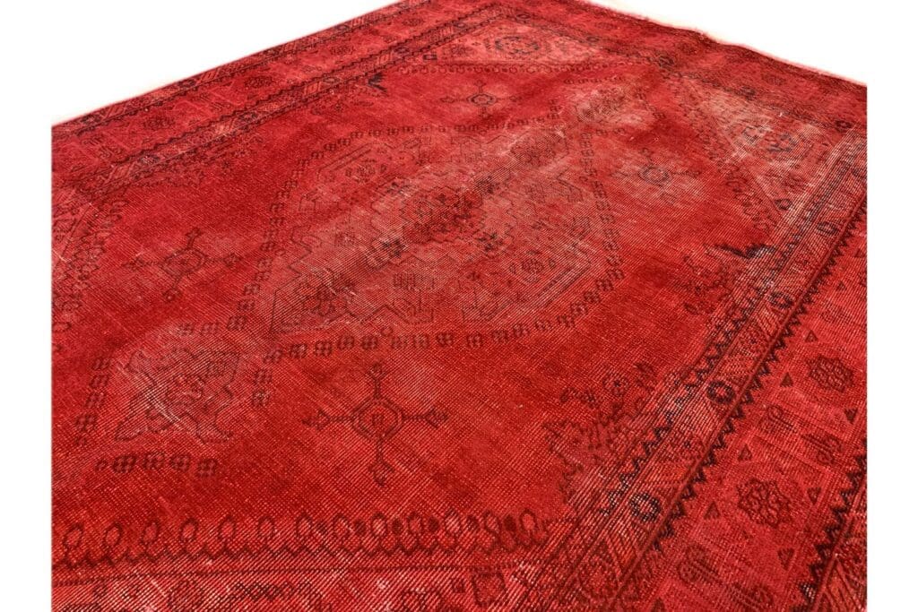 Orientteppich 189 x 139 cm Wolle handgeknüpft