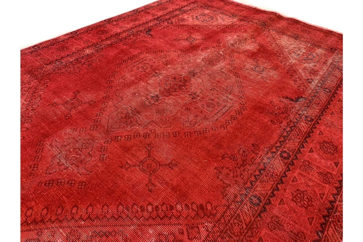 Orientteppich 189 x 139 cm Wolle handgeknüpft