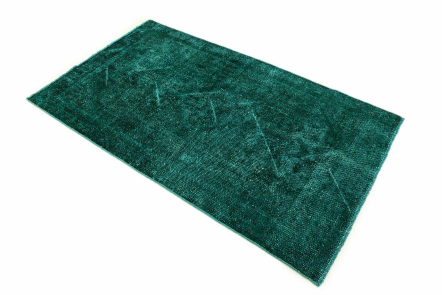 Orientteppich 199 x 114 cm Wolle handgeknüpft