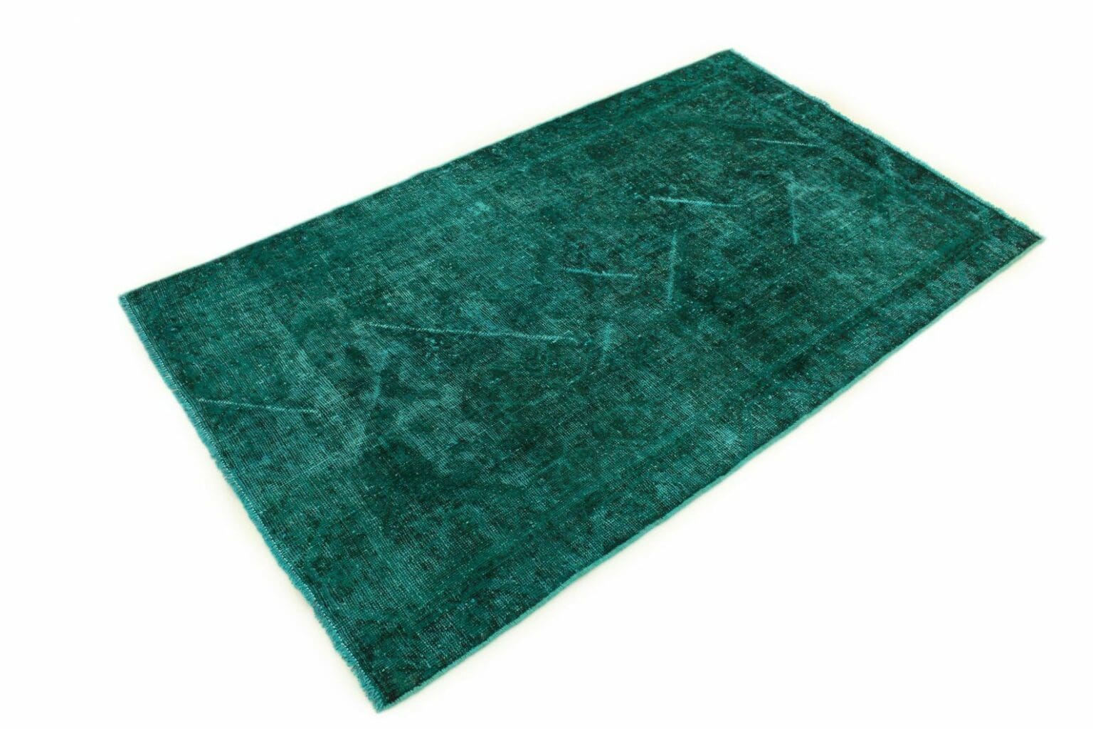 Orientteppich 199 x 114 cm Wolle handgeknüpft