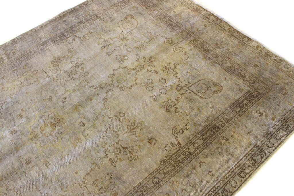 vintage-teppich-beige-301x189-cm-handgeknupft-orientteppich-3 Orientteppich 301 x 189 cm Wolle handgeknüpft