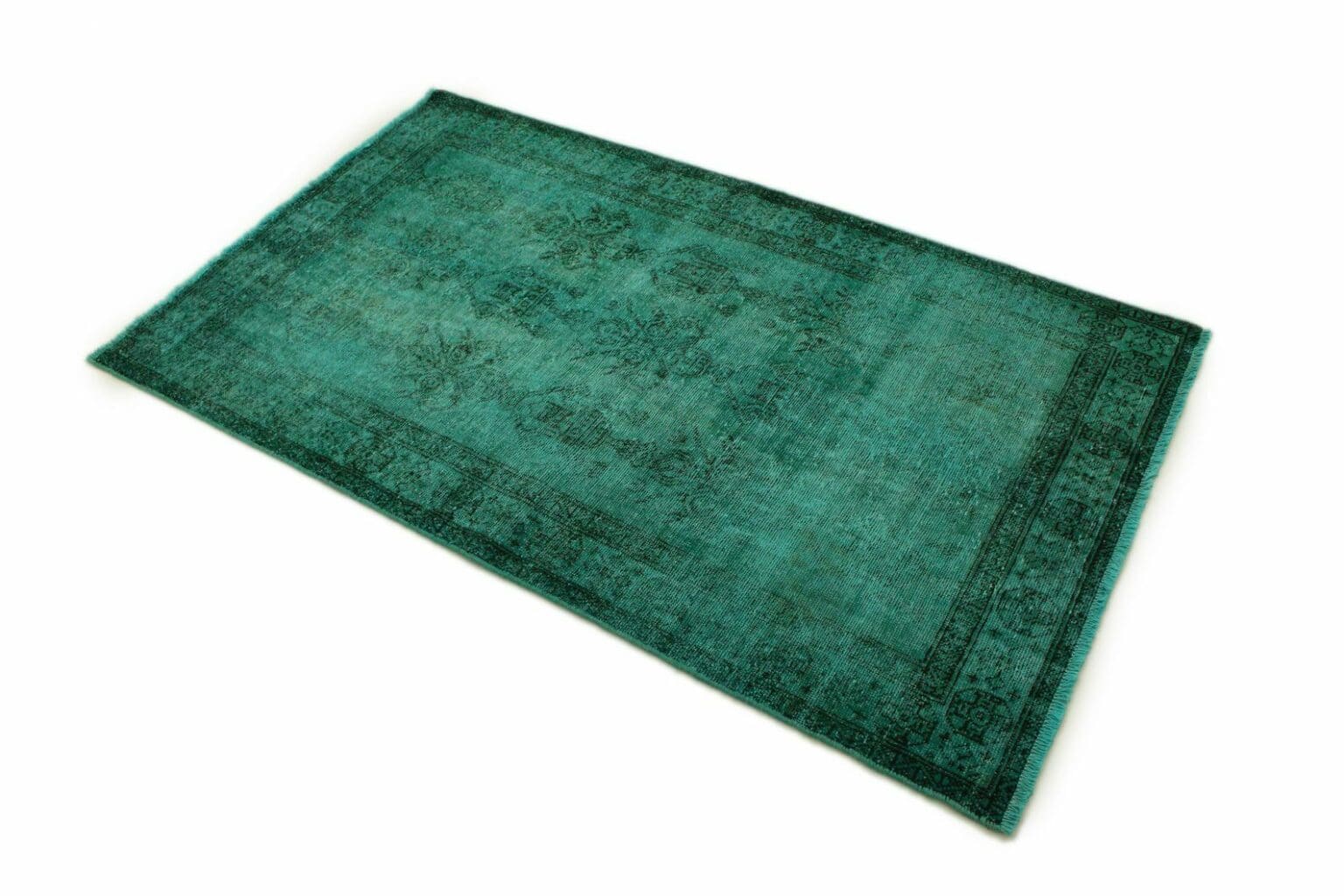 Orientteppich 201x119 cm Wolle handgeknüpft