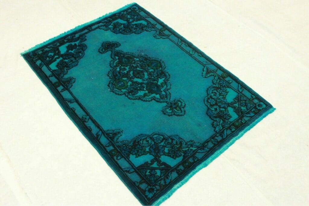 Orientteppich 147 x 109 cm Wolle handgeknüpft