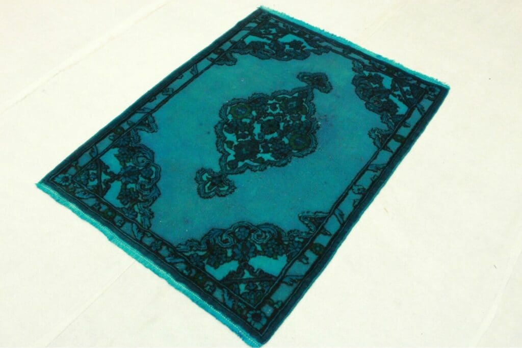 Orientteppich 147 x 109 cm Wolle handgeknüpft