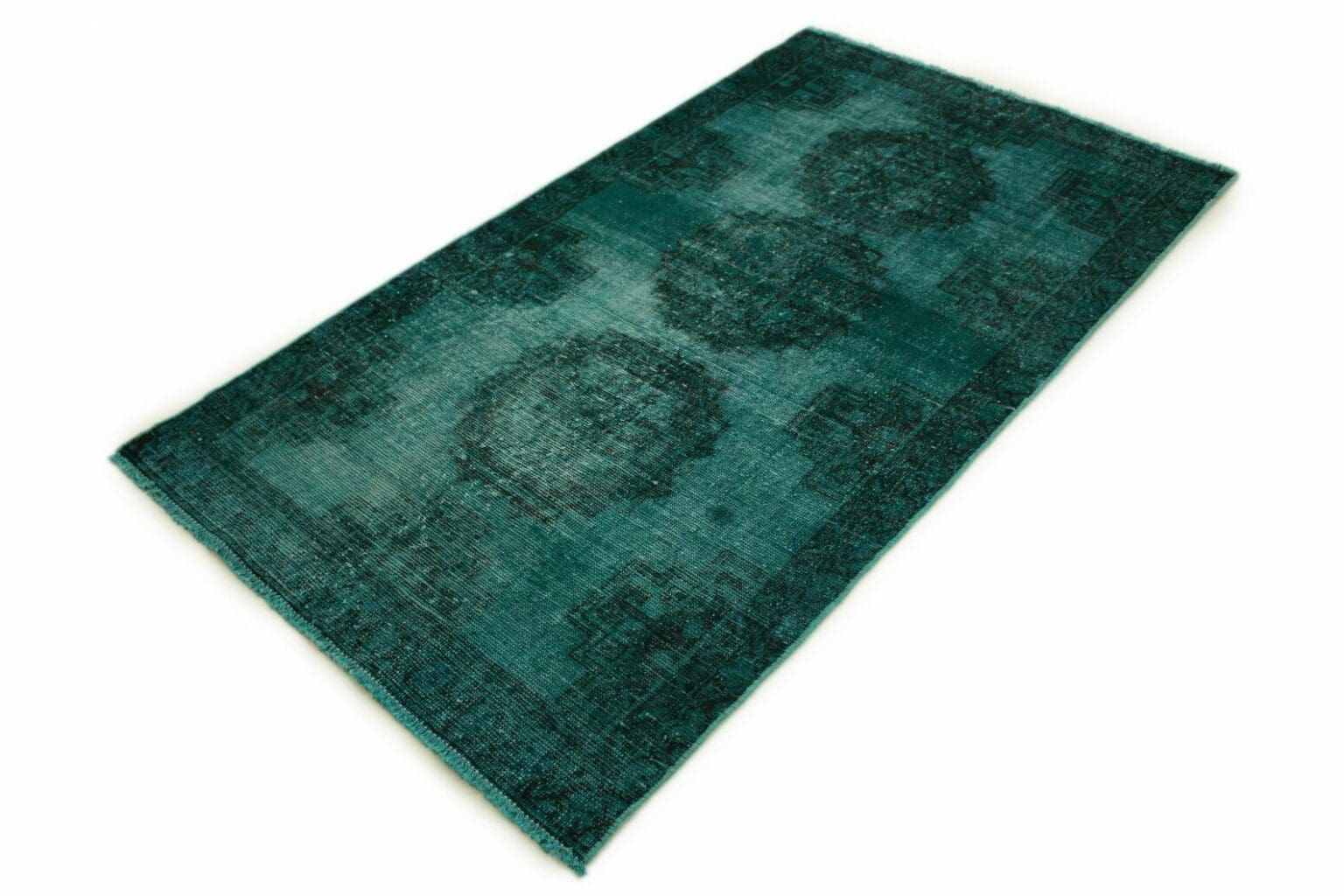 Orientteppich 188x104 cm Wolle handgeknüpft