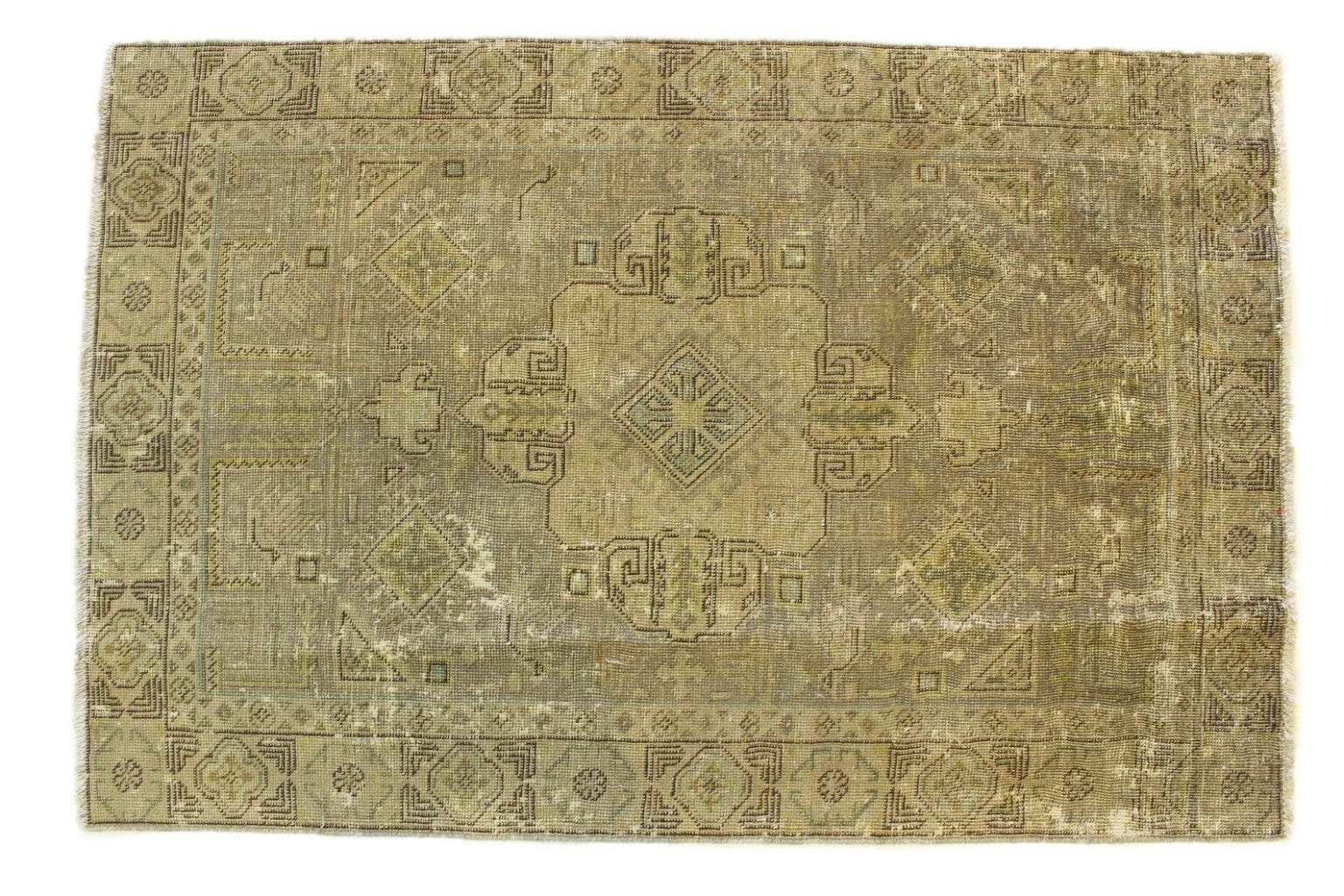 Orientteppich 183x121 cm Wolle handgeknüpft