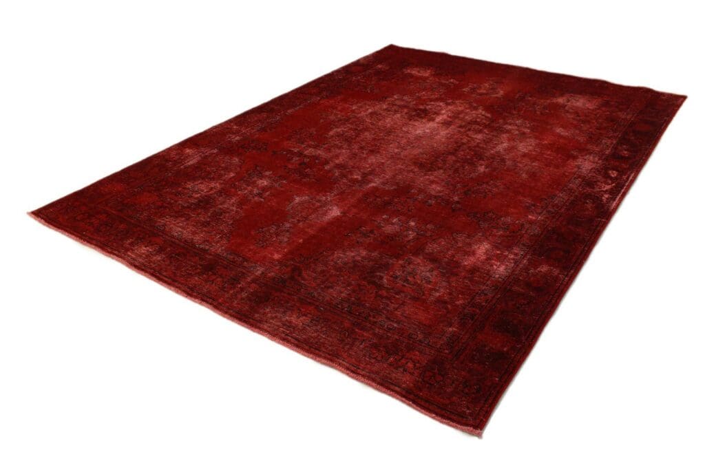 vintage-orientteppich-rot-335x239cm-handgeknupft-einzigartig-1 Orientteppich 335 x 239 cm Wolle handgeknüpft