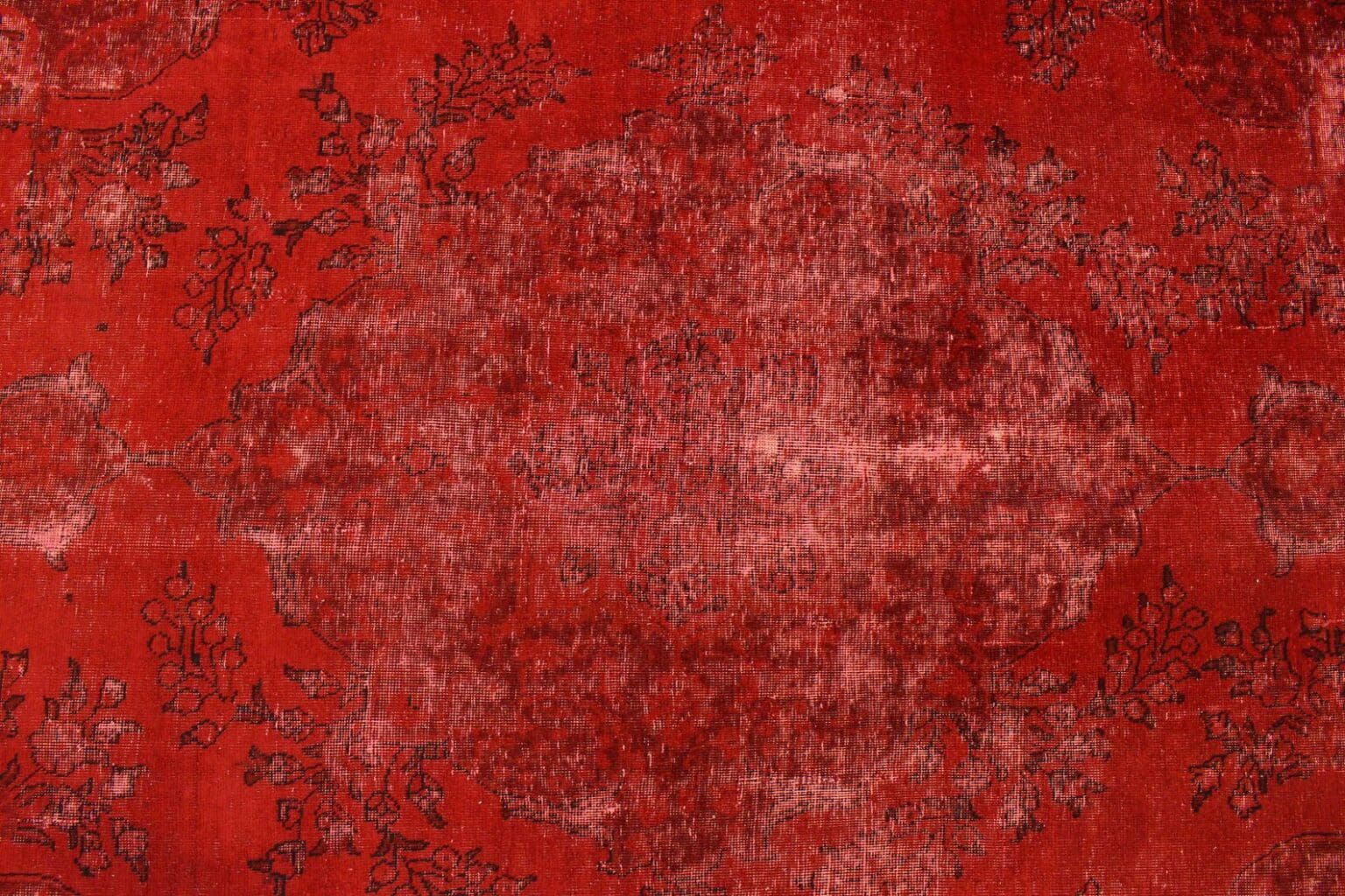 vintage-orientteppich-rot-335x239cm-handgeknupft-einzigartig-4 Orientteppich 335 x 239 cm Wolle handgeknüpft