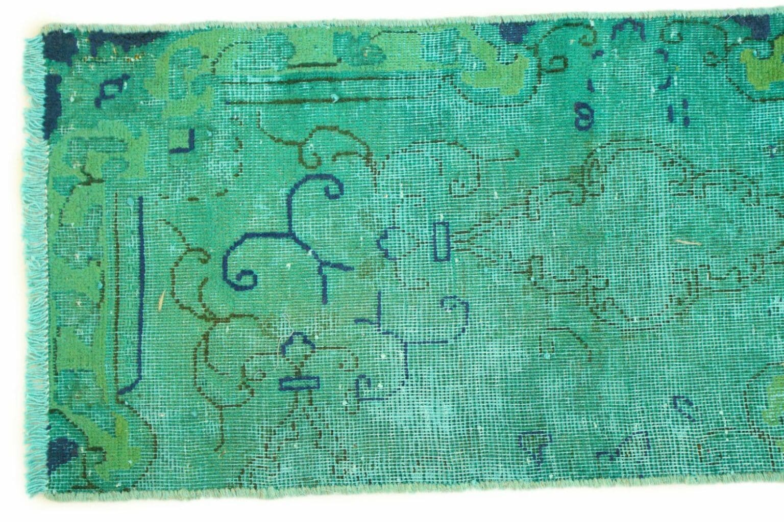 Orientteppich 327x39 cm Wolle handgeknüpft