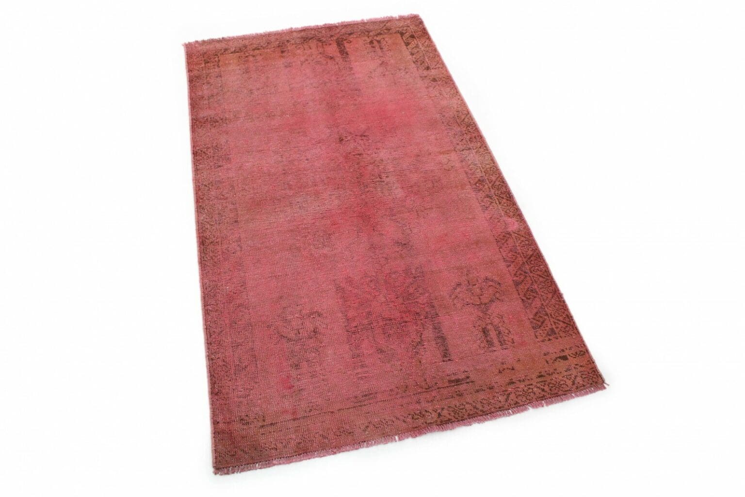 Orientteppich 195x112 cm Wolle handgeknüpft