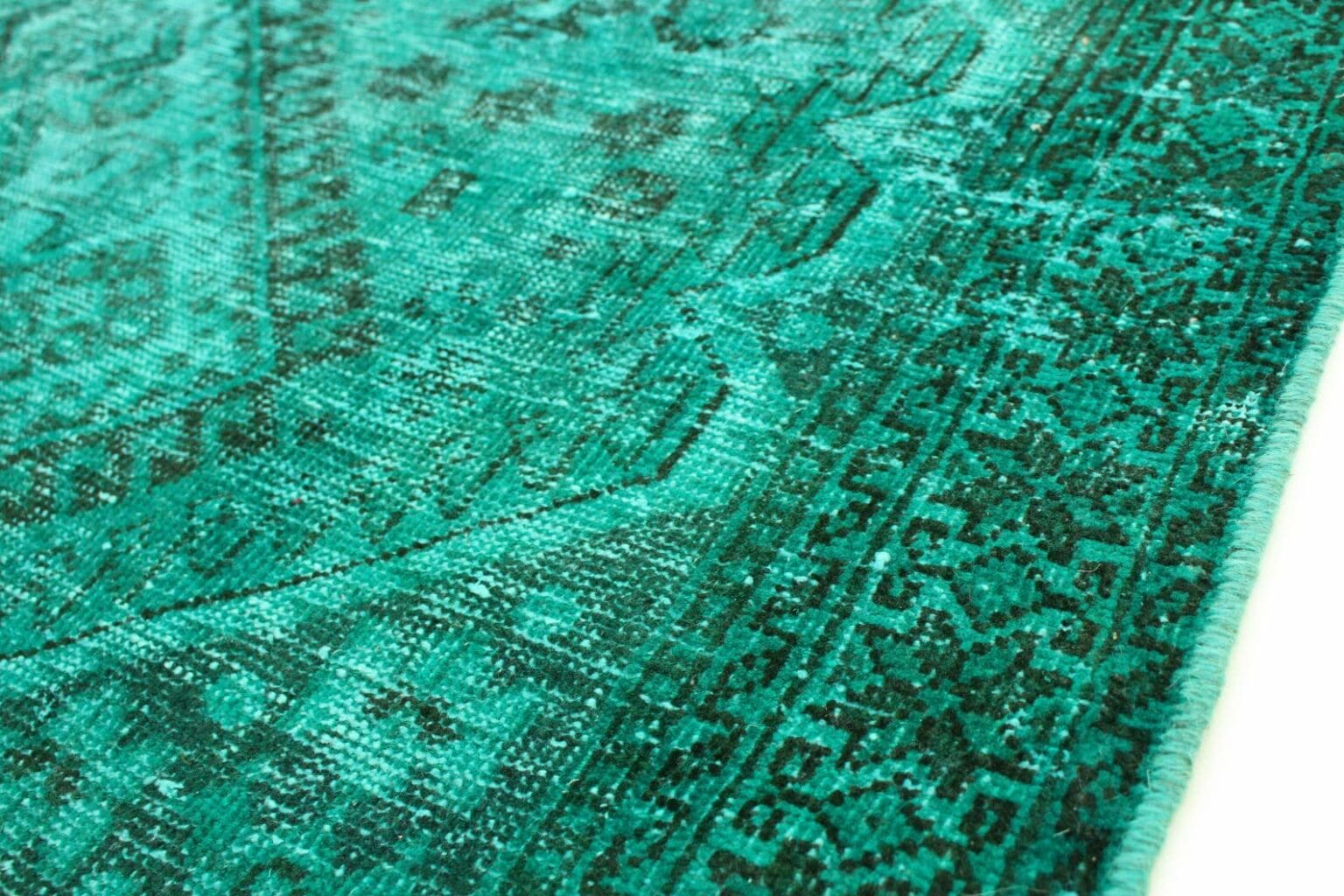 Orientteppich 294 x 157 cm Wolle handgeknüpft