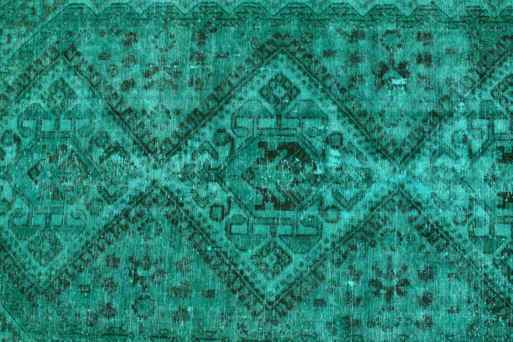 Orientteppich 294 x 157 cm Wolle handgeknüpft