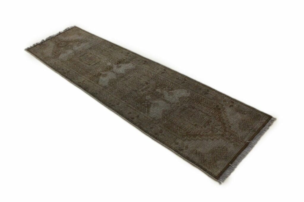 beige-sand-vintage-teppich-laufer-207x60cm-handgeknupft-orientteppich-1 Orientteppich 207 x 60 cm Wolle handgeknüpft