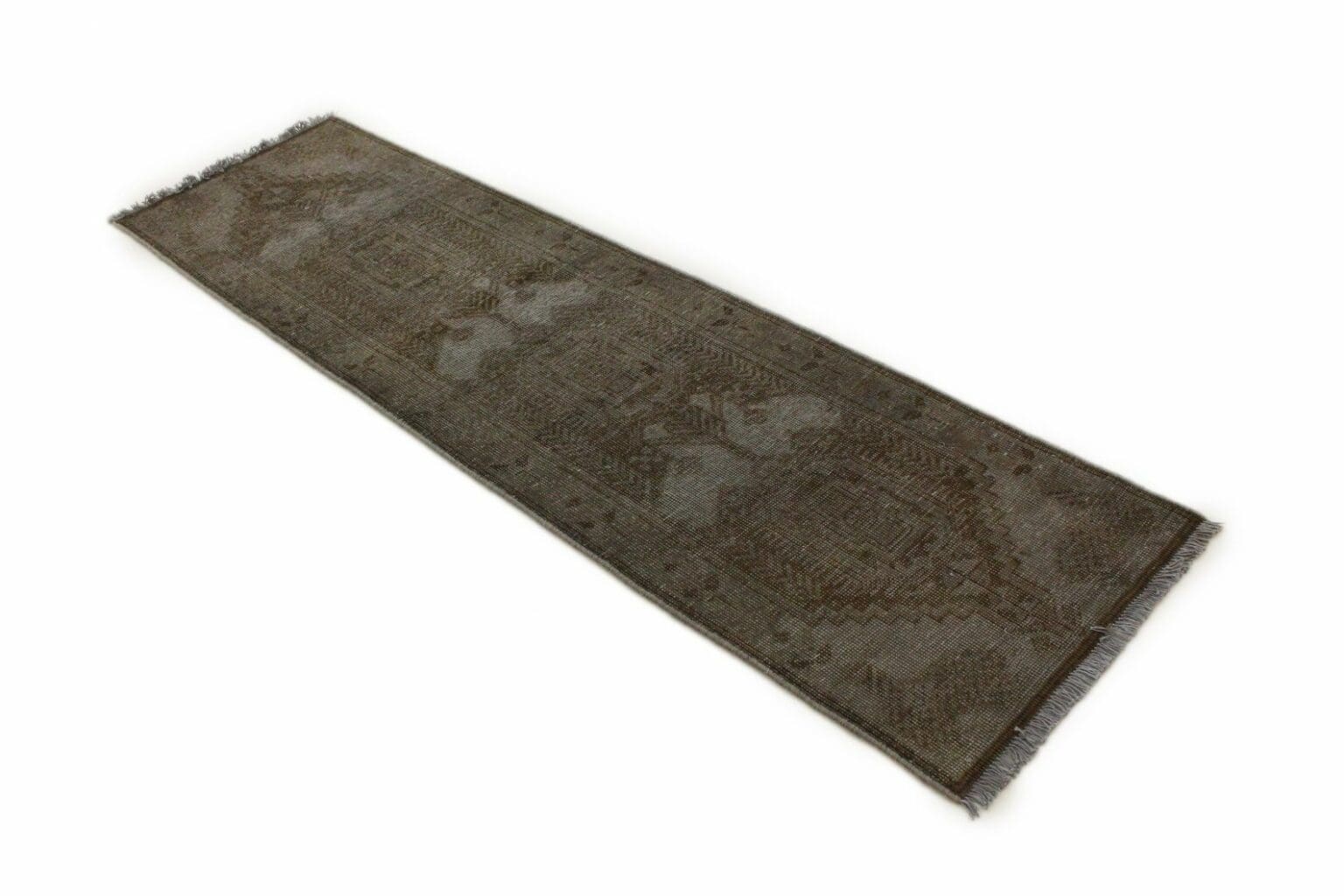 beige-sand-vintage-teppich-laufer-207x60cm-handgeknupft-orientteppich-1 Orientteppich 207 x 60 cm Wolle handgeknüpft