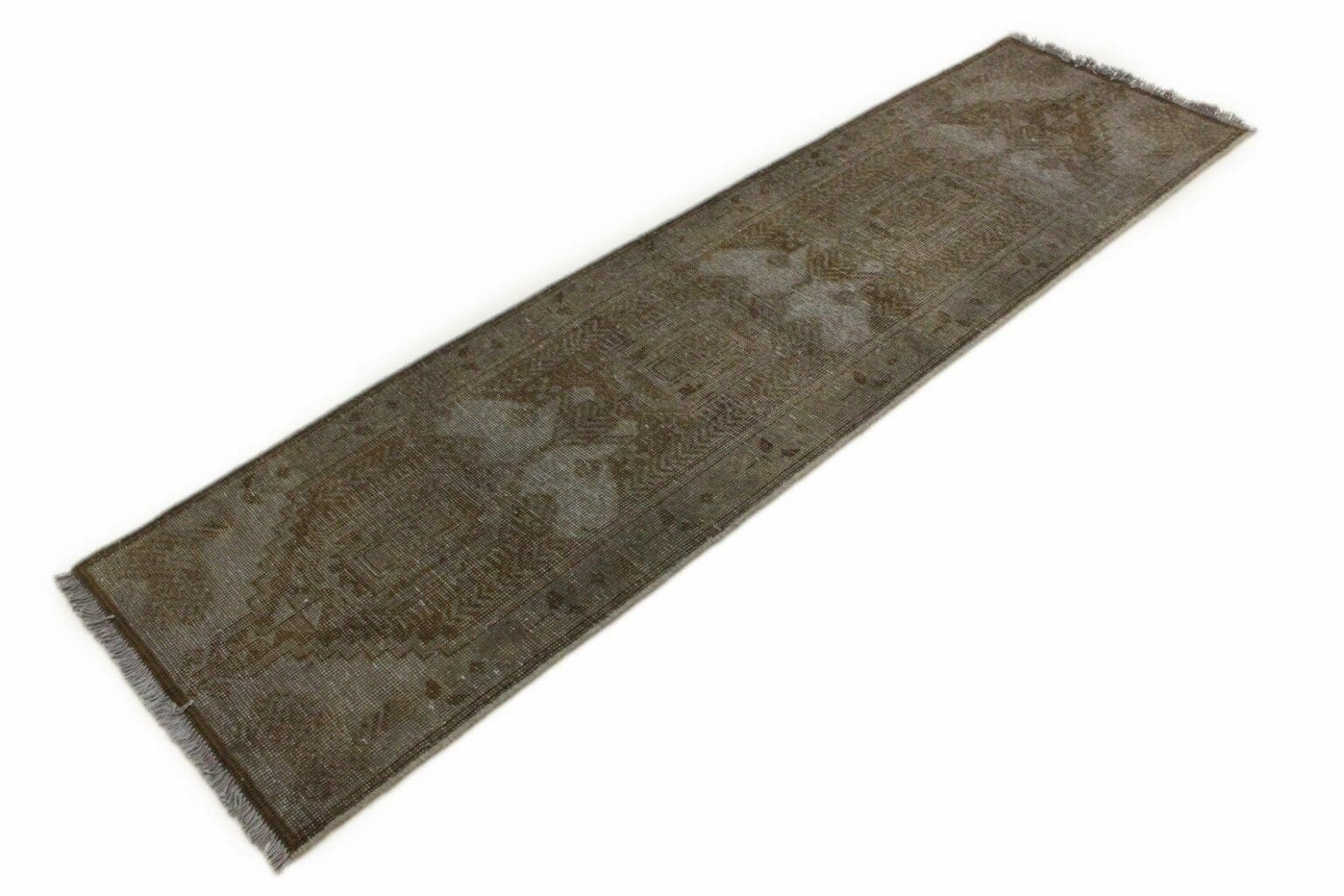 beige-sand-vintage-teppich-laufer-207x60cm-handgeknupft-orientteppich-2 Orientteppich 207 x 60 cm Wolle handgeknüpft