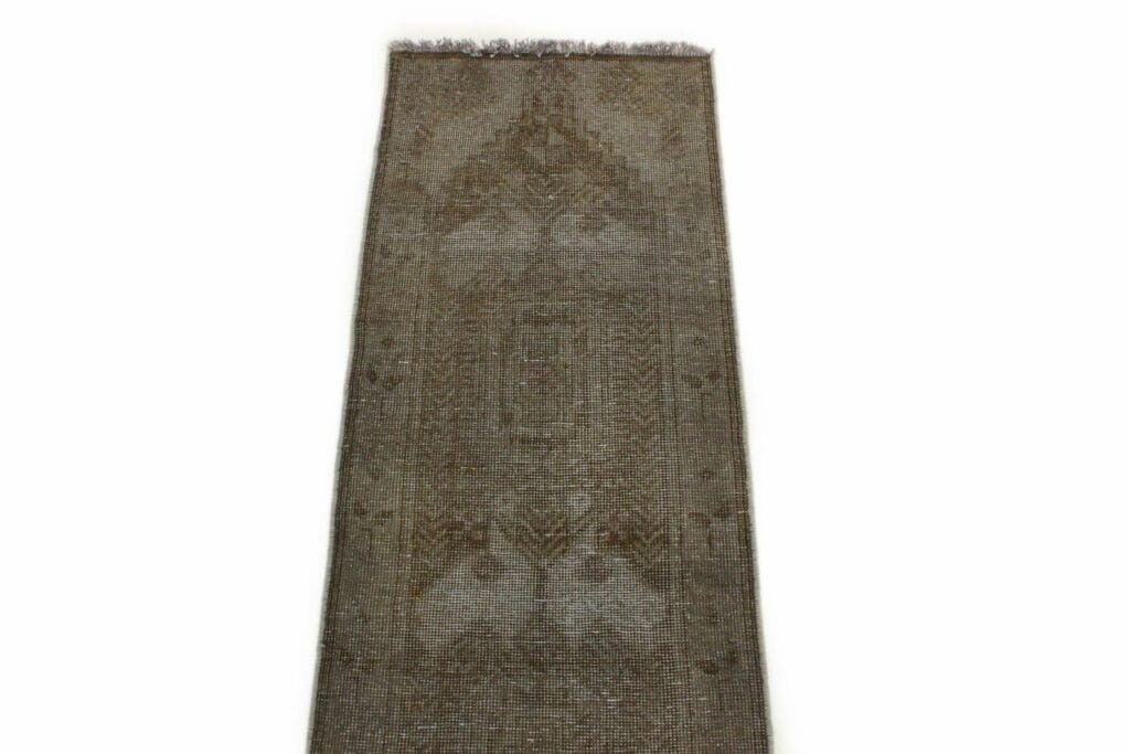 beige-sand-vintage-teppich-laufer-207x60cm-handgeknupft-orientteppich-3 Orientteppich 207 x 60 cm Wolle handgeknüpft
