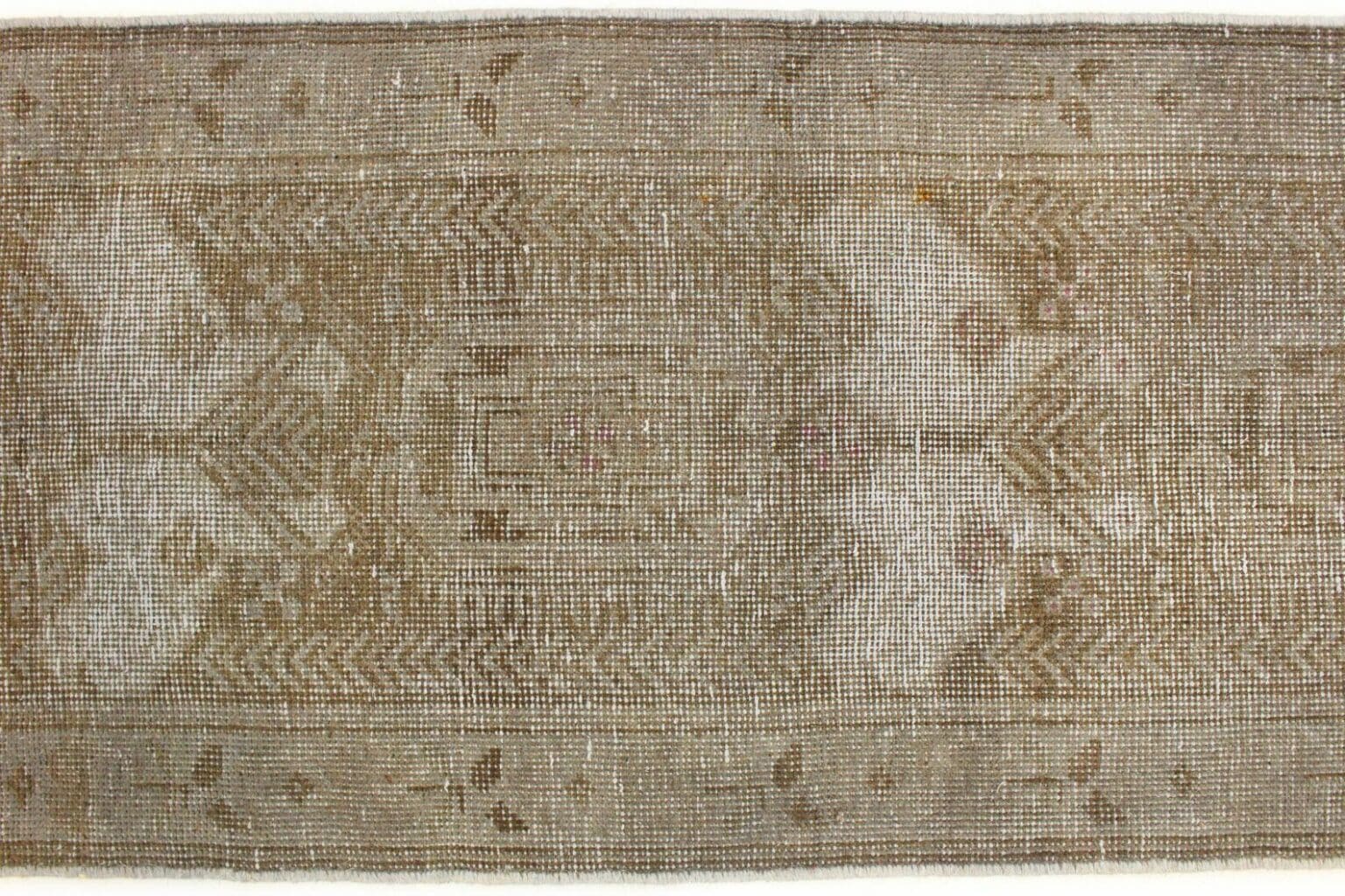 beige-sand-vintage-teppich-laufer-207x60cm-handgeknupft-orientteppich-5 Orientteppich 207 x 60 cm Wolle handgeknüpft