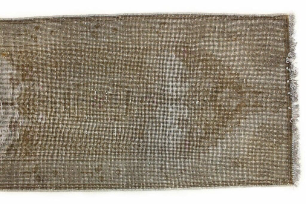 beige-sand-vintage-teppich-laufer-207x60cm-handgeknupft-orientteppich-7 Orientteppich 207 x 60 cm Wolle handgeknüpft