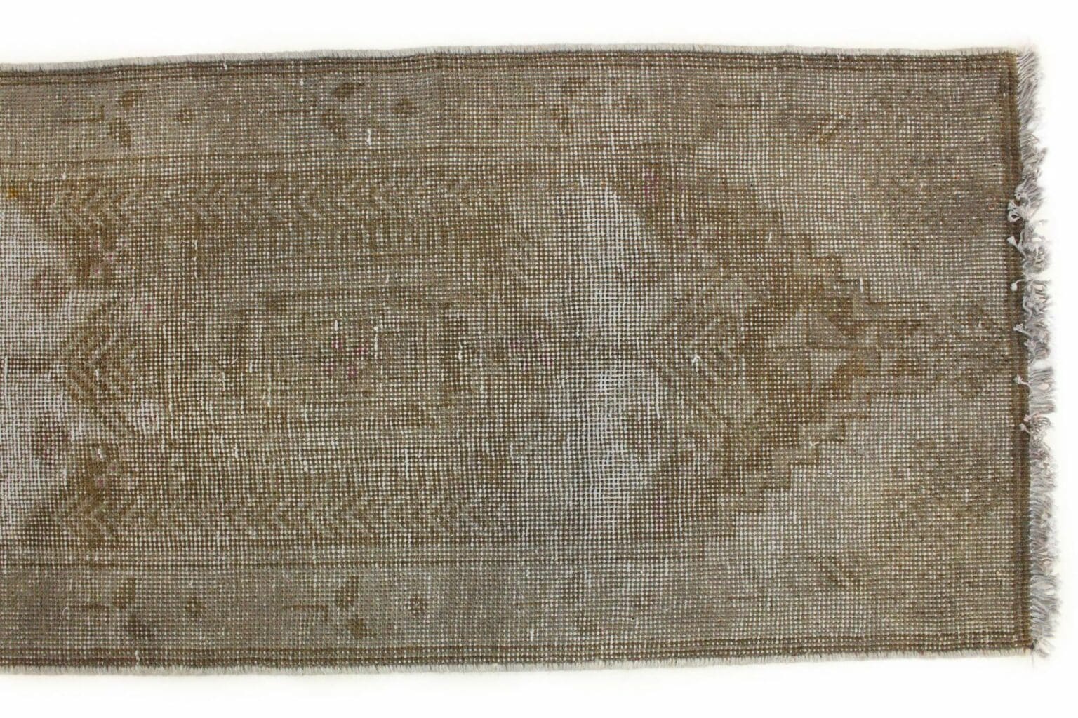 beige-sand-vintage-teppich-laufer-207x60cm-handgeknupft-orientteppich-7 Orientteppich 207 x 60 cm Wolle handgeknüpft