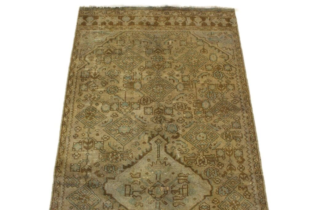 Orientteppich 232x104 cm Wolle handgeknüpft
