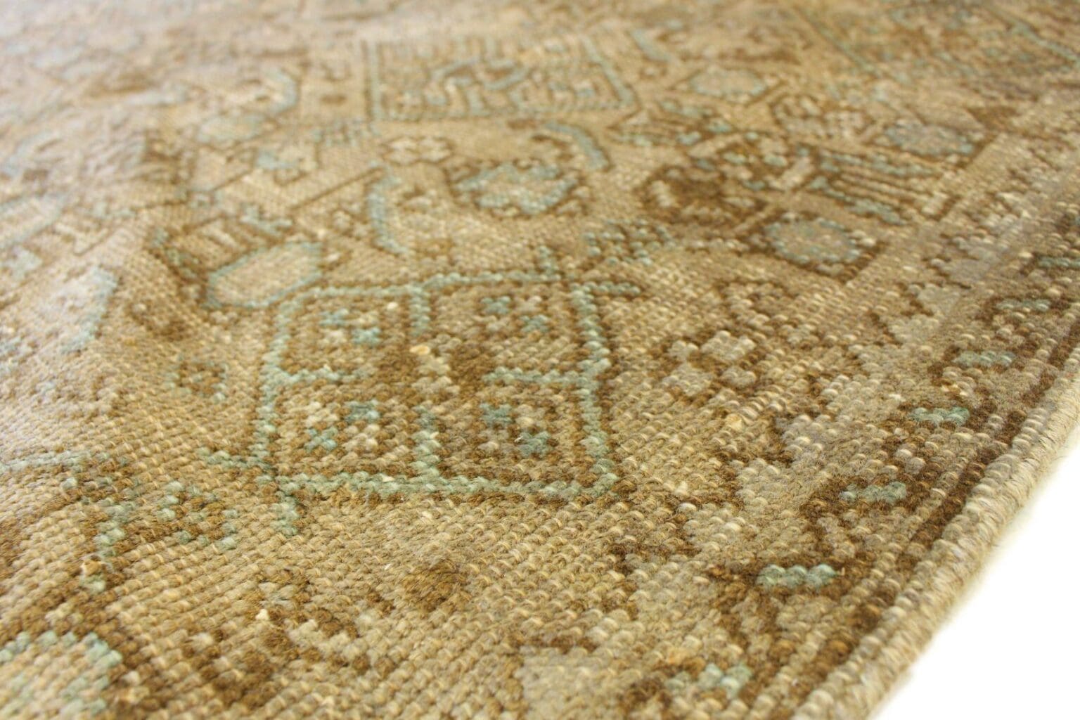 Orientteppich 232x104 cm Wolle handgeknüpft