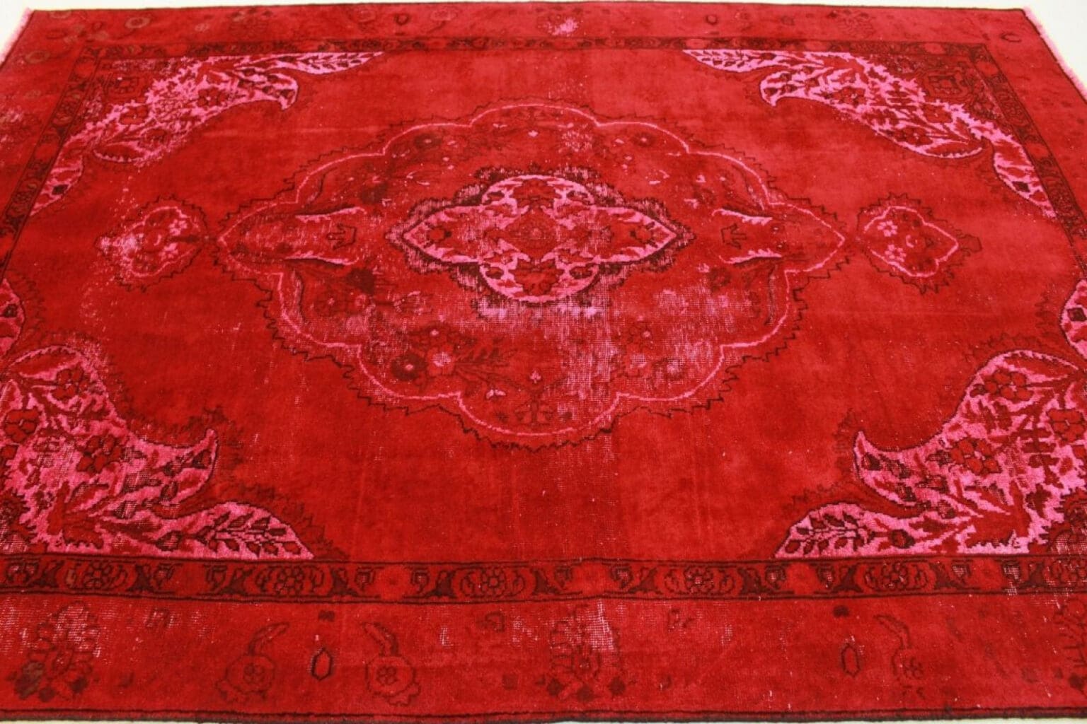 Orientteppich 280 x 192 cm Wolle handgeknüpft