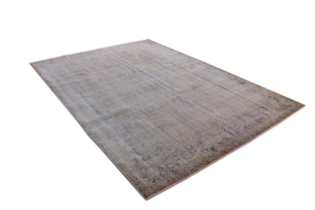 vintage-orientteppich-beige-grau-408x295cm-handgeknupft-1 Orientteppich 408x295 cm Wolle handgeknüpft