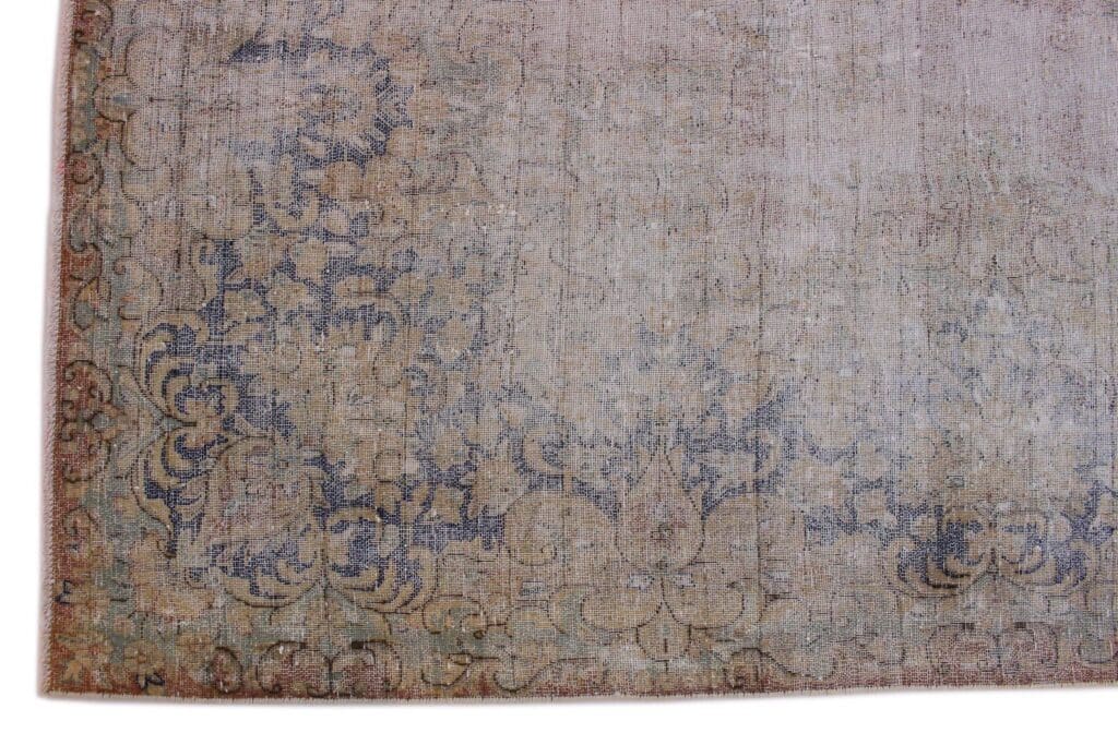 vintage-orientteppich-beige-grau-408x295cm-handgeknupft-8 Orientteppich 408x295 cm Wolle handgeknüpft