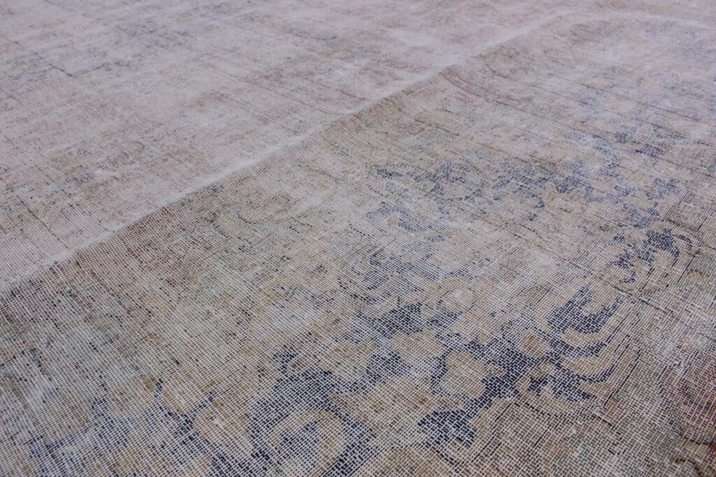 vintage-orientteppich-beige-grau-408x295cm-handgeknupft-9 Orientteppich 408x295 cm Wolle handgeknüpft