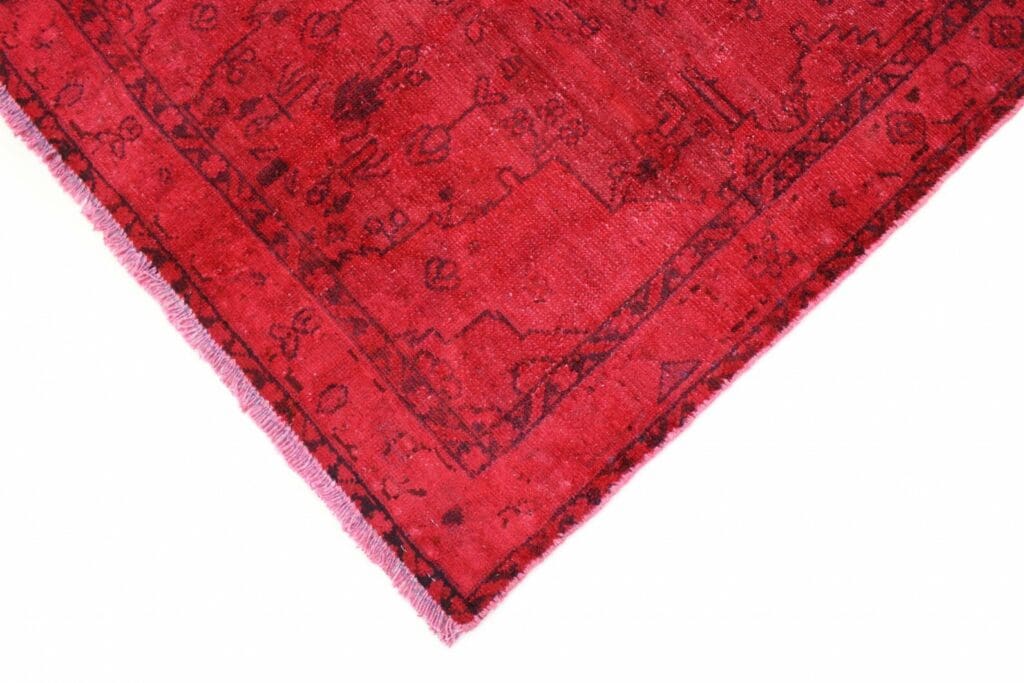 vintage-orientteppich-rot-157x99cm-einzigartiges-design-handgeknupft-3 Orientteppich Orient 157 x 99 cm Wolle handgeknüpft