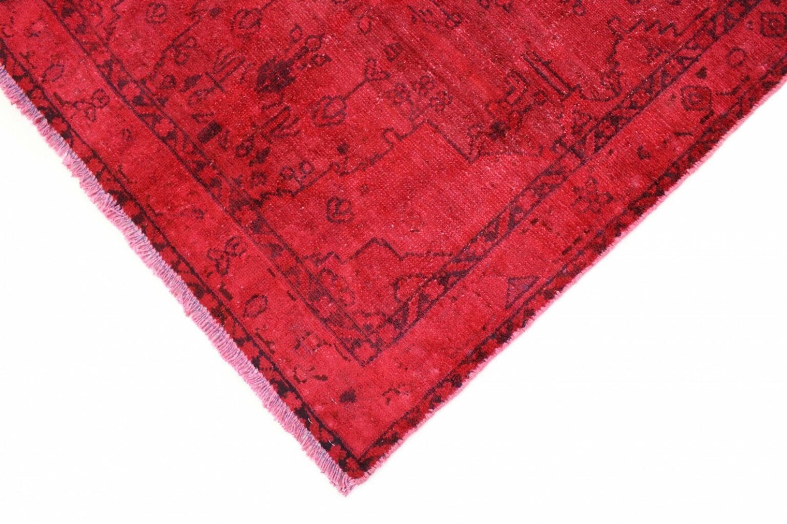 vintage-orientteppich-rot-157x99cm-einzigartiges-design-handgeknupft-3 Orientteppich Orient 157 x 99 cm Wolle handgeknüpft