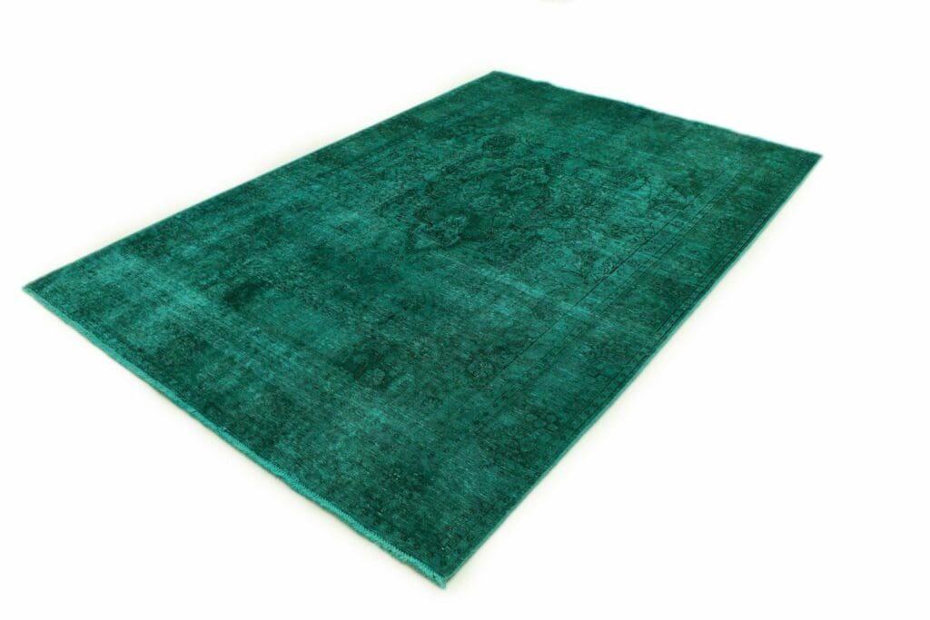 orientteppich-vintage-turkis-grun-286x189-cm-handgeknupft-2 Orientteppich Orient 286 x 189 cm Wolle handgeknüpft