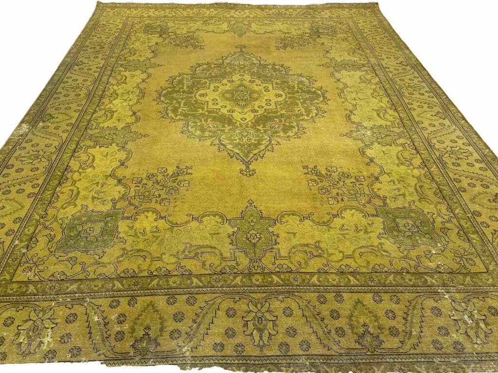 vintage-perserteppich-389x295cm-gelb-gold-senf-handgeknupft-1 Perserteppich Iran 389 x 295 cm Wolle handgeknüpft