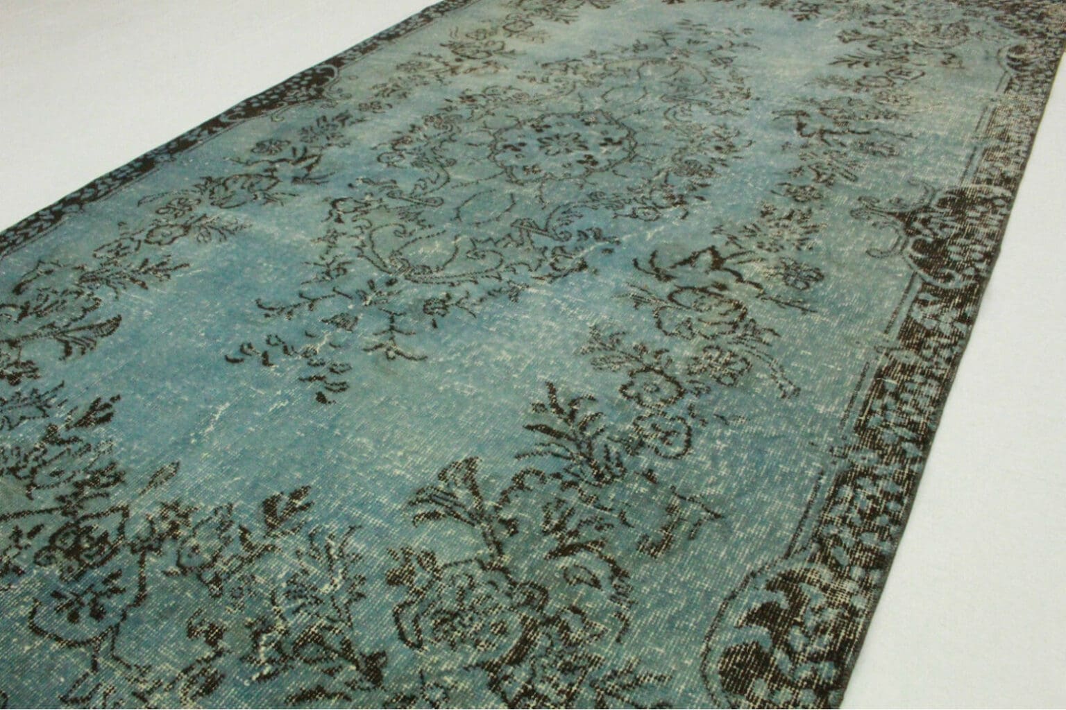 Orientteppich 278 x 151 cm Wolle handgeknüpft